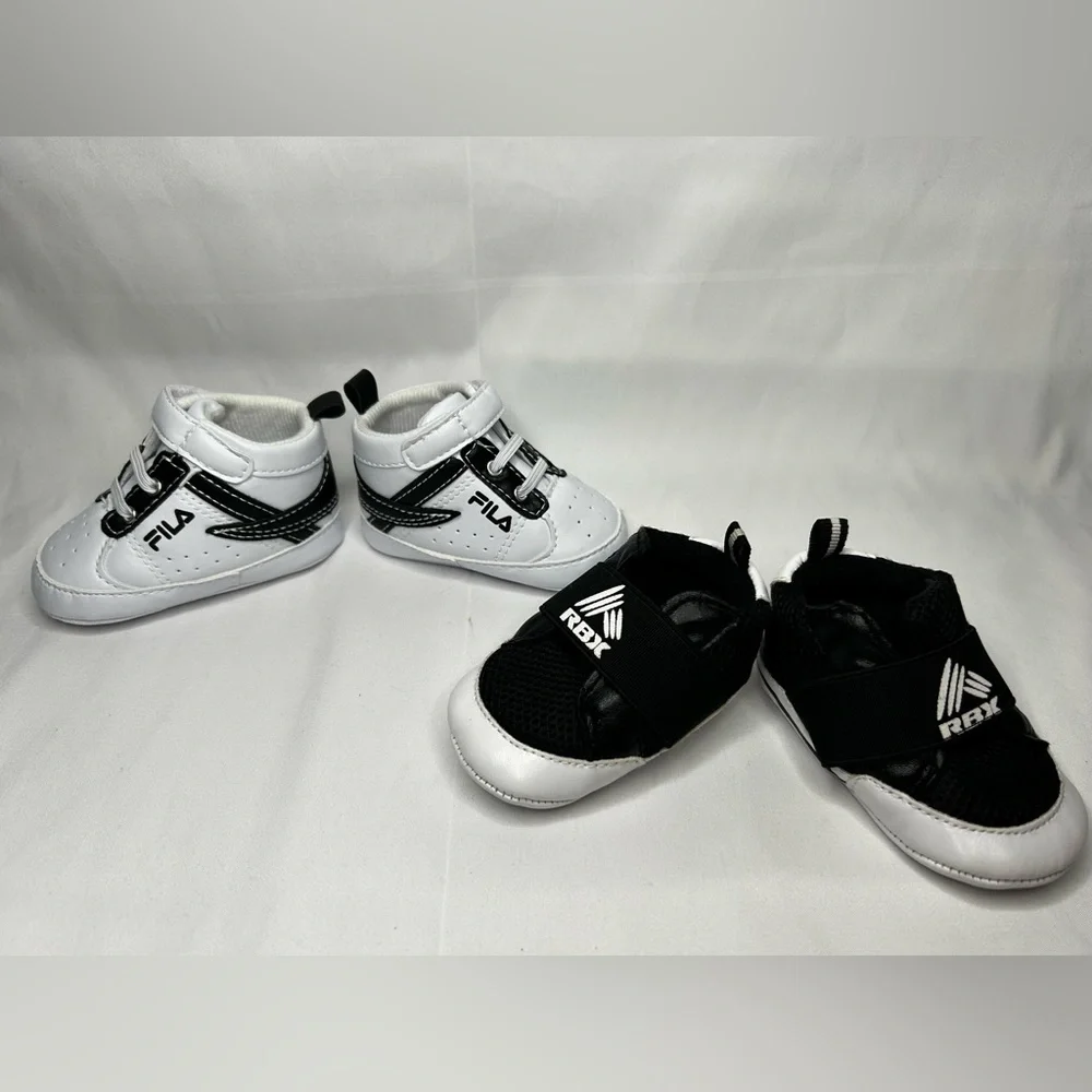 FILA AND REEBOX Baby Crib Shoes BUNDLE